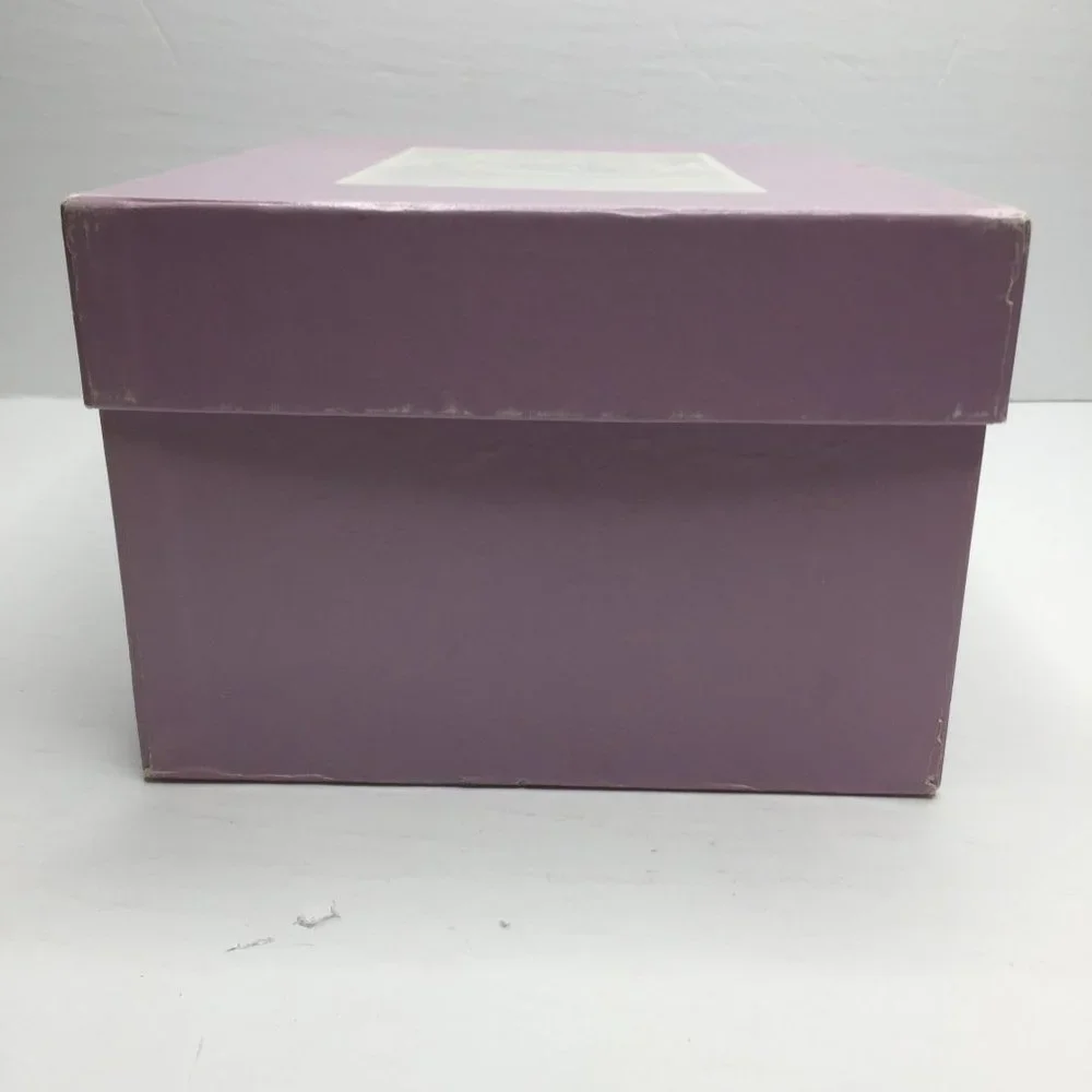 Vintage 1986 Current Inc Marble Check Storage Gift Box 9